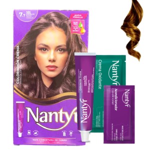 NANTYR KIT COLOR 7.7 RUBIO MED. CHOCOLATE